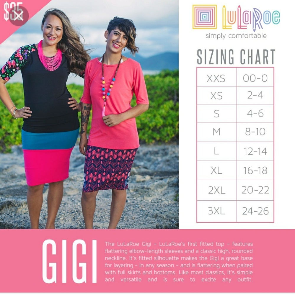 Gigi Lularoe Top - Picture 5 of 5